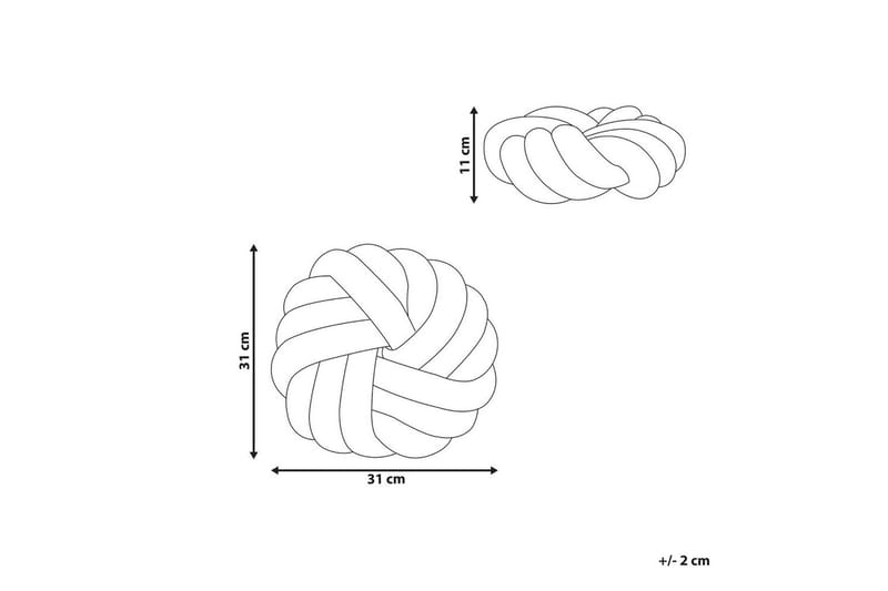 Pynteputer Akola Gul, Bouclé - Gul, Bouclé - Hagemøbler & utemiljø - Puter - Hageputer ute