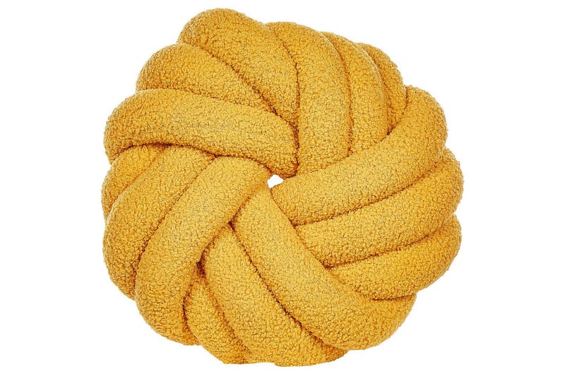 Pynteputer Akola Gul, Bouclé - Gul, Bouclé - Hagemøbler & utemiljø - Puter - Hageputer ute