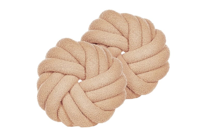 Pynteputer Akola sett med 2 Beige - Beige - Hagemøbler & utemiljø - Puter - Hageputer ute