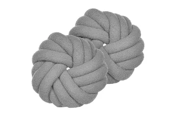 Pynteputer Akola sett med 2 Grå - Grå - Tekstiler & tepper - Pute & putetrekk - Pynteputer