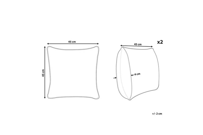 Pynteputer Alstroemeria sett på 2 - Hagemøbler & utemiljø - Puter - Hageputer