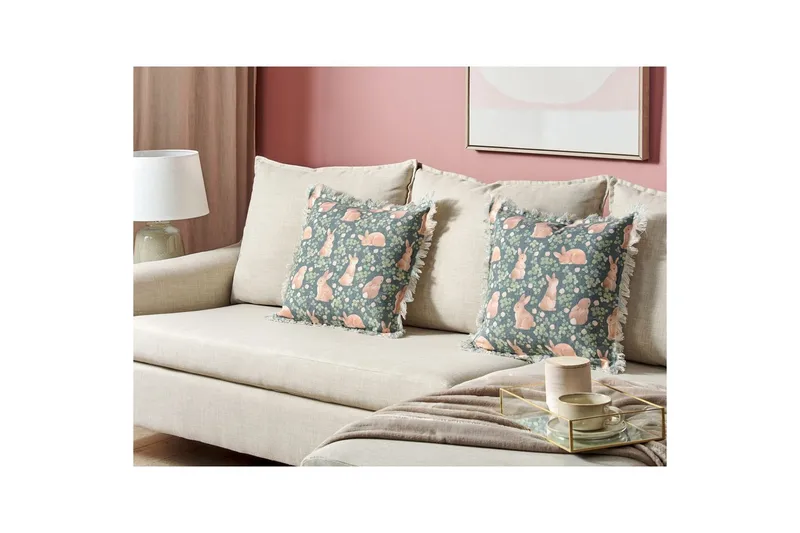 Pynteputer Alstroemeria sett på 2 - Hagemøbler & utemiljø - Puter - Hageputer