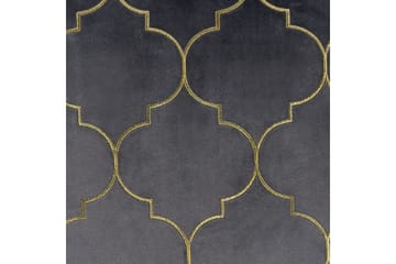 Pynteputer Alyssum sett på 2 Grå/gull, Fløyel - Grå/gull, Fløyel - Hagemøbler & utemiljø - Puter - Hageputer