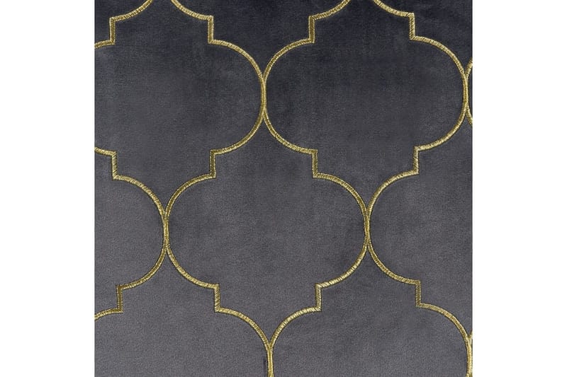 Pynteputer Alyssum sett på 2 Grå/gull, Fløyel - Grå/gull, Fløyel - Hagemøbler & utemiljø - Puter - Hageputer