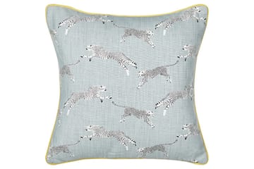 Pynteputer Arales sett med 2 Grå/hvit/svart/gul, Firkantet - Grå/hvit/svart/gul, Firkantet - Hagemøbler & utemiljø - Puter - Hageputer