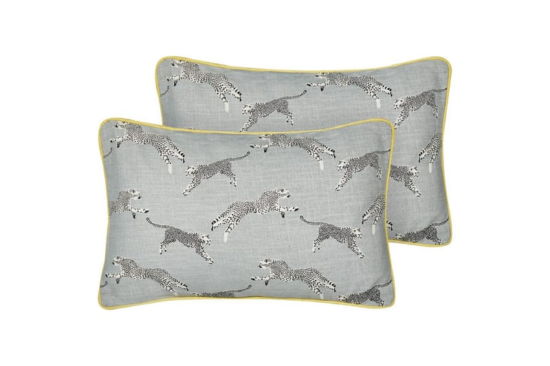 Pynteputer Arales sett med 2 Grå/hvit/svart/gul, Rektangulær, Grå/hvit/svart/gul, Rektangulær