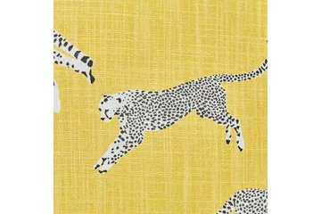 Pynteputer Arales sett med 2 Gul/hvit/svart/rosa, Firkantet - Gul/hvit/svart/rosa, Firkantet - Hagemøbler & utemiljø - Puter - Hageputer