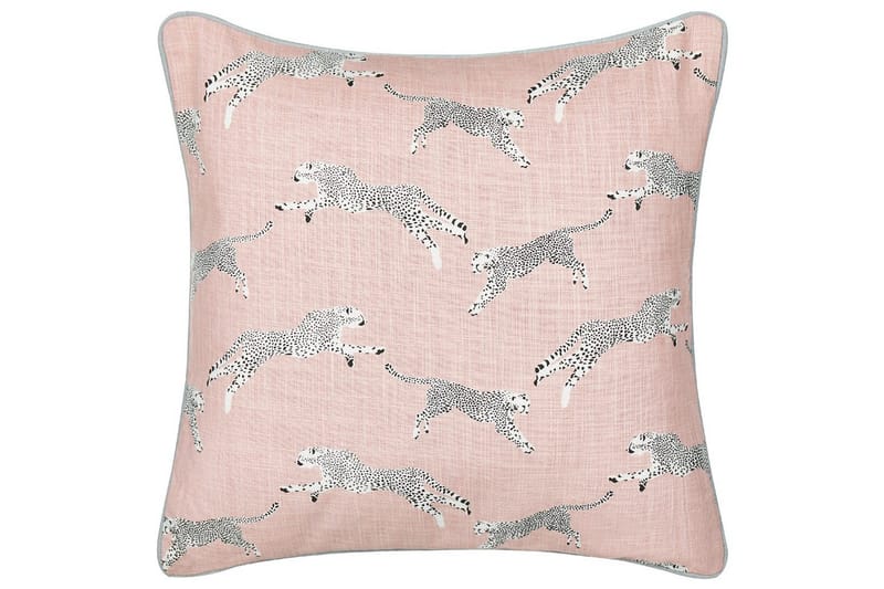 Pynteputer Arales sett med 2 Rosa/hvit/svart/grå, Firkantet - Rosa/hvit/svart/grå, Firkantet - Hagemøbler & utemiljø - Puter - Hageputer