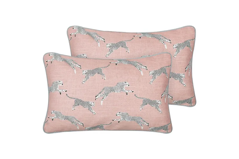 Pynteputer Arales sett med 2 Rosa/hvit/svart/grå, Rektangulær, Rosa/hvit/svart/grå, Rektangulær