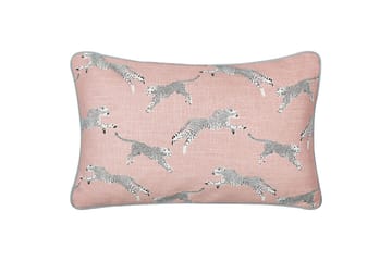 Pynteputer Arales sett med 2 Rosa/hvit/svart/grå, Rektangulær - Rosa/hvit/svart/grå, Rektangulær - Hagemøbler & utemiljø - Puter - Hageputer