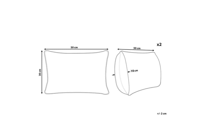 Pynteputer Asarum sett med 2 - Hagemøbler & utemiljø - Puter - Hageputer