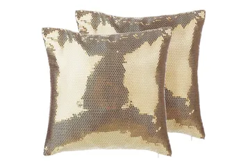 Pynteputer Aster sett med 2 Gull - Gull - Hagemøbler & utemiljø - Puter - Hageputer