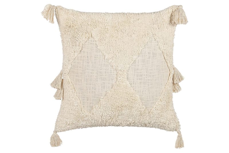 Pynteputer Avium sett av 2 Beige - Beige - Hagemøbler & utemiljø - Puter - Sofaputer & benkeputer