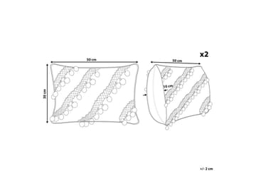 Pynteputer Ayroor sett med 2 - Tekstiler & tepper - Pute & putetrekk - Pynteputer