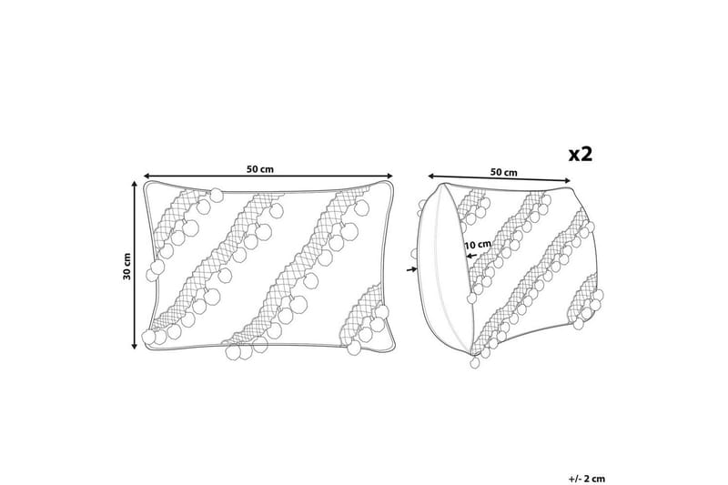 Pynteputer Ayroor sett med 2 - Tekstiler & tepper - Pute & putetrekk - Pynteputer
