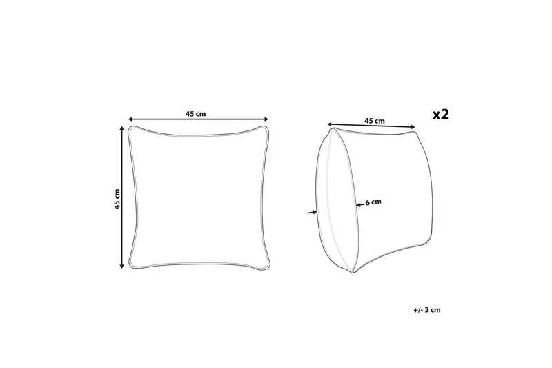 Pynteputer Azami sett med 2 - Hagemøbler & utemiljø - Puter - Hageputer
