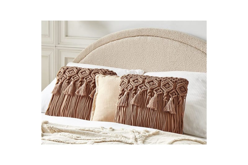 Pynteputer Bamian sett med 2 Brun - Brun - Hagemøbler & utemiljø - Puter - Hageputer