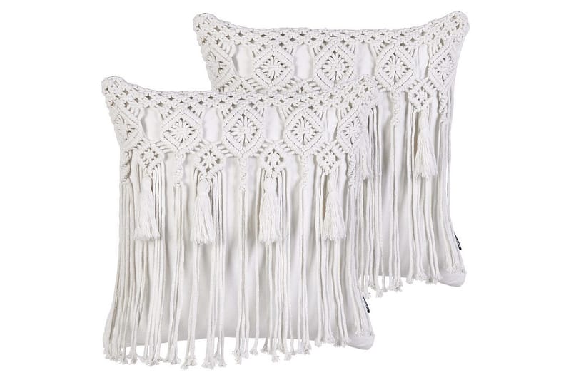 Pynteputer Bamian sett med 2 Hvit, Hvit