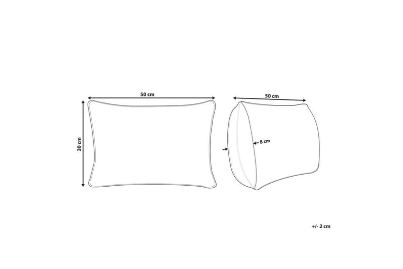 Pynteputer Banori sett med 2 Beige - Beige - Hagemøbler & utemiljø - Puter - Hageputer