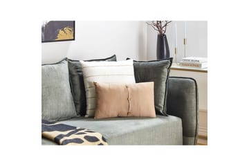 Pynteputer Banori sett med 2 Beige - Beige - Hagemøbler & utemiljø - Puter - Sofaputer & benkeputer