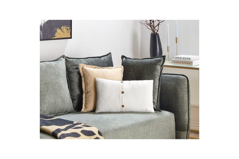 Pynteputer Banori sett med 2 Hvit - Hvit - Hagemøbler & utemiljø - Puter - Hageputer