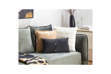 Pynteputer Banori sett med 2 Svart - Svart - Hagemøbler & utemiljø - Puter - Hageputer