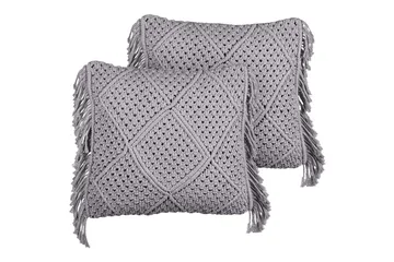 Pynteputer Besham sett med 2 Grå - Grå - Hagemøbler & utemiljø - Puter - Hageputer