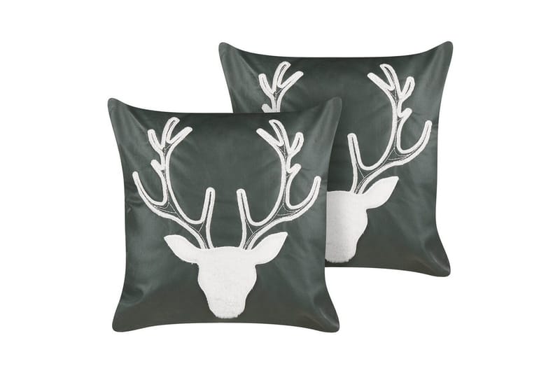 Pynteputer Bicocca sett med 2 Grønn/hvit, Grønn/hvit