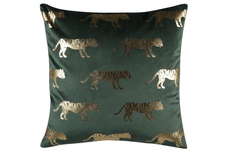 Pynteputer Bluebell sett av 2 Grønn/gull - Grønn/gull - Hagemøbler & utemiljø - Puter - Hageputer