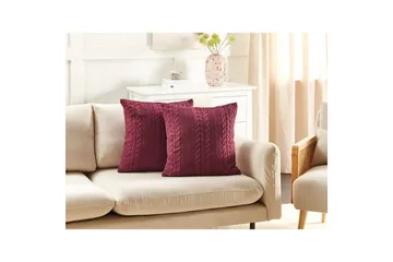 Pynteputer Cadetia sett à 2 Rød - Rød - Hagemøbler & utemiljø - Puter - Hageputer