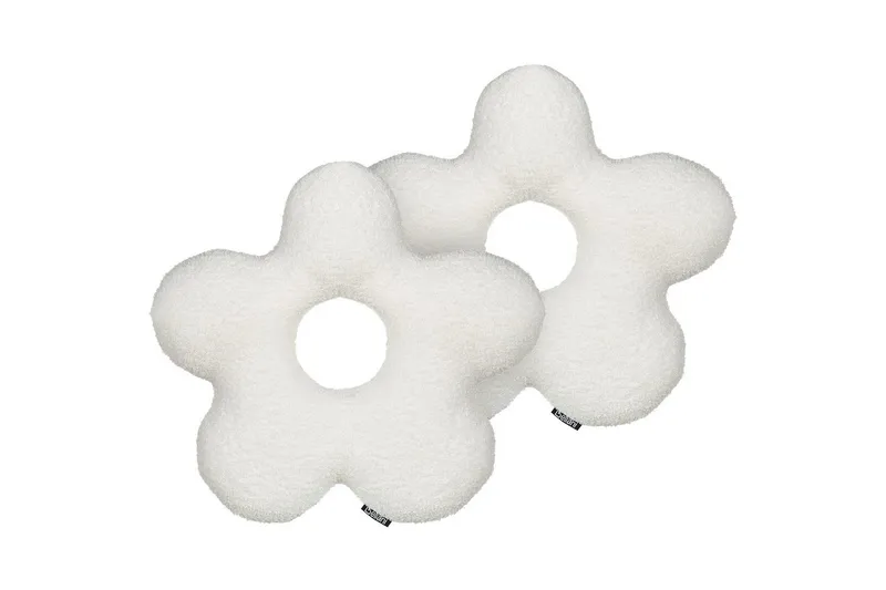 Pynteputer Camponula sett av 2 Hvit, Hvit