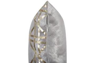 Pynteputer Cassia sett à 2 Grå/gull - Grå/gull - Tekstiler & tepper - Pute & putetrekk - Pynteputer