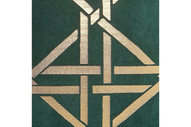 Pynteputer Cassia sett à 2 Grønn/gull - Grønn/gull - Tekstiler & tepper - Pute & putetrekk - Pynteputer