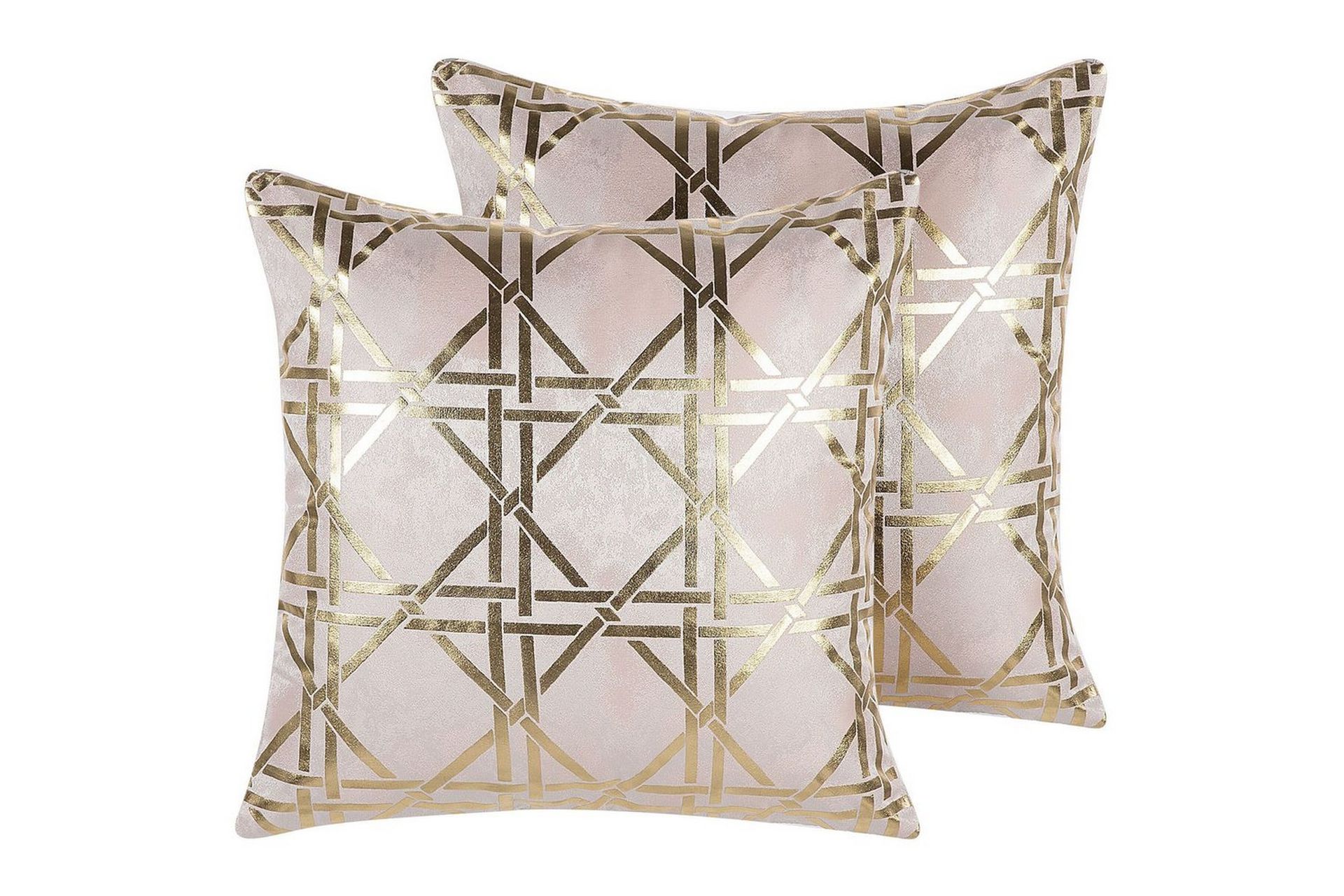 Pynteputer Cassia sett à 2 Rosa/gull - Rosa/gull - Hagemøbler & utemiljø - Puter - Hageputer ute