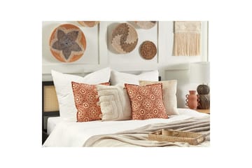 Pynteputer Ceiba Rød/beige - Rød/beige - Hagemøbler & utemiljø - Puter - Hageputer