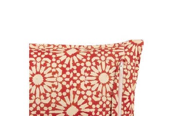 Pynteputer Ceiba sett av 2 Rød/beige - Rød/beige - Hagemøbler & utemiljø - Puter - Sofaputer & benkeputer