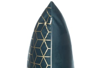 Pynteputer Celosia sett av 2 Blå/gull - Blå/gull - Hagemøbler & utemiljø - Puter - Hageputer