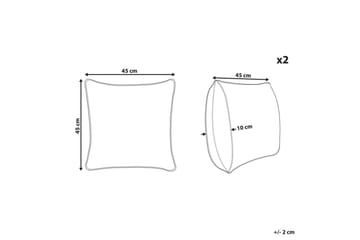 Pynteputer Cercis sett med 2 - Tekstiler & tepper - Pute & putetrekk - Pynteputer