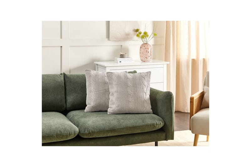 Pynteputer Constylis sett á 2 Beige - Beige - Hagemøbler & utemiljø - Puter - Hageputer