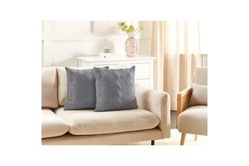 Pynteputer Constylis sett á 2 Grå - Grå - Hagemøbler & utemiljø - Puter - Hageputer