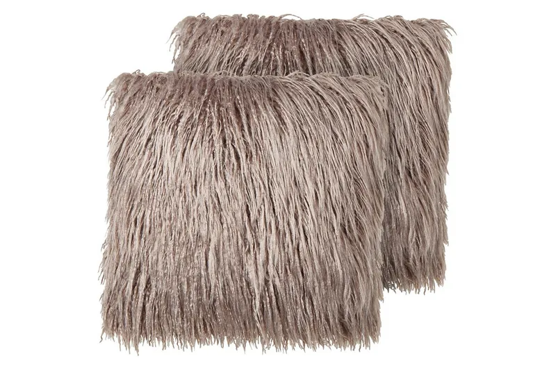 Pynteputer Corokia sett av 2 Beige - Beige - Hagemøbler & utemiljø - Puter - Hageputer
