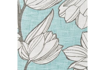 Pynteputer Cyanotis-sett à 2 Hvit/Blå - Hvit/Blå - Hagemøbler & utemiljø - Puter - Hageputer