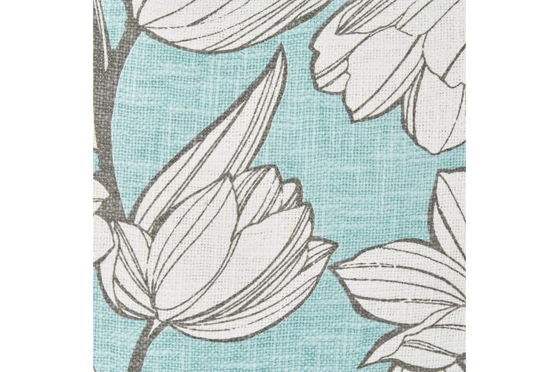 Pynteputer Cyanotis-sett à 2 Hvit/Blå - Hvit/Blå - Hagemøbler & utemiljø - Puter - Hageputer