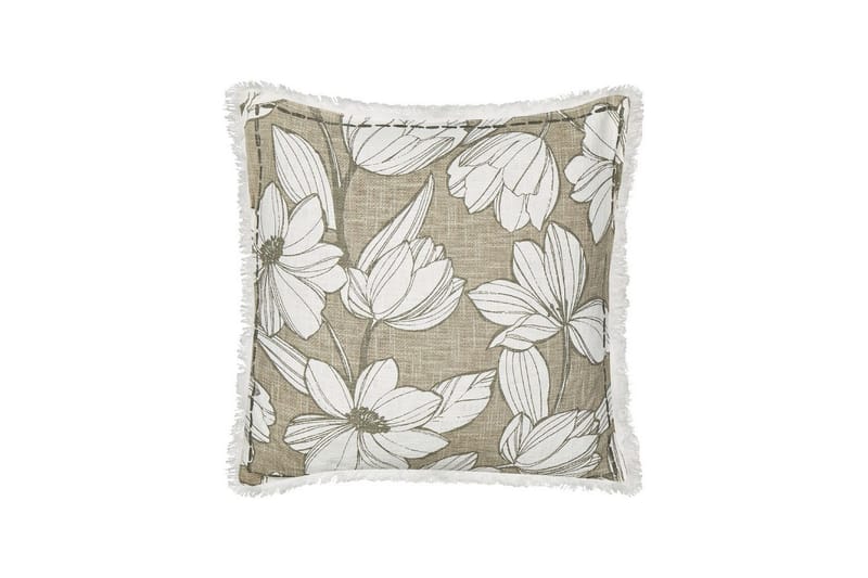 Pynteputer Cyanotis-sett à 2 Hvit/Grønn - Hvit/Grønn - Hagemøbler & utemiljø - Puter - Hageputer