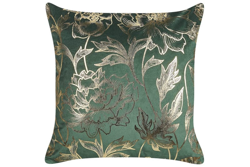 Pynteputer Daffodil-sett à 2 Grønn/gull - Grønn/gull - Hagemøbler & utemiljø - Puter - Hageputer