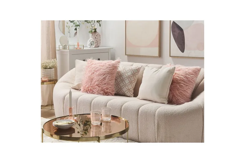 Pynteputer Daisy sett av 2 Rosa - Rosa - Tekstiler & tepper - Pute & putetrekk - Pynteputer