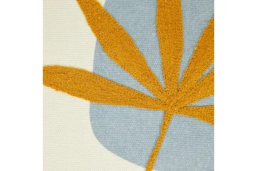 Pynteputer Davallia sett med 2 Beige/blå/oransje - Beige/blå/oransje - Hagemøbler & utemiljø - Puter - Hageputer