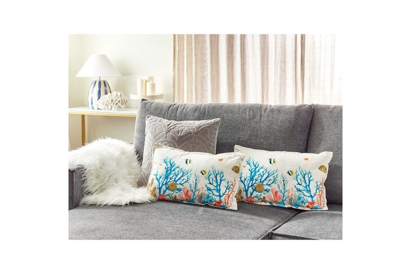 Pynteputer Eelgrass sett om 2 - Hagemøbler & utemiljø - Puter - Hageputer