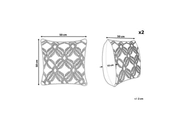 Pynteputer Esenkoy sett med 2 - Hagemøbler & utemiljø - Puter - Hageputer