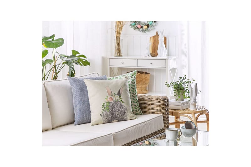 Pynteputer Fatsia sett à 2 - Hagemøbler & utemiljø - Puter - Hageputer